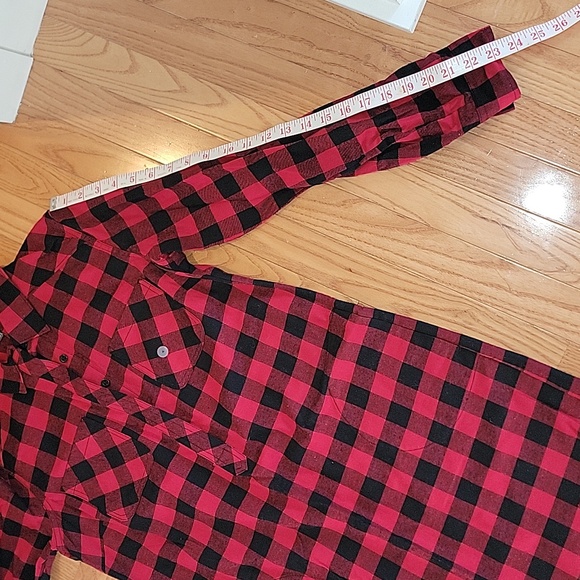 NWT, Eddie Bauer Shirtdress in Buffalo Check or Buffalo Plaid - Picture 15 of 17